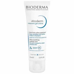 Bioderma Atoderm Intensive Gel-Creme für trockene, zu Neurodermitis und Ekzemen neigende Haut, 75 ml