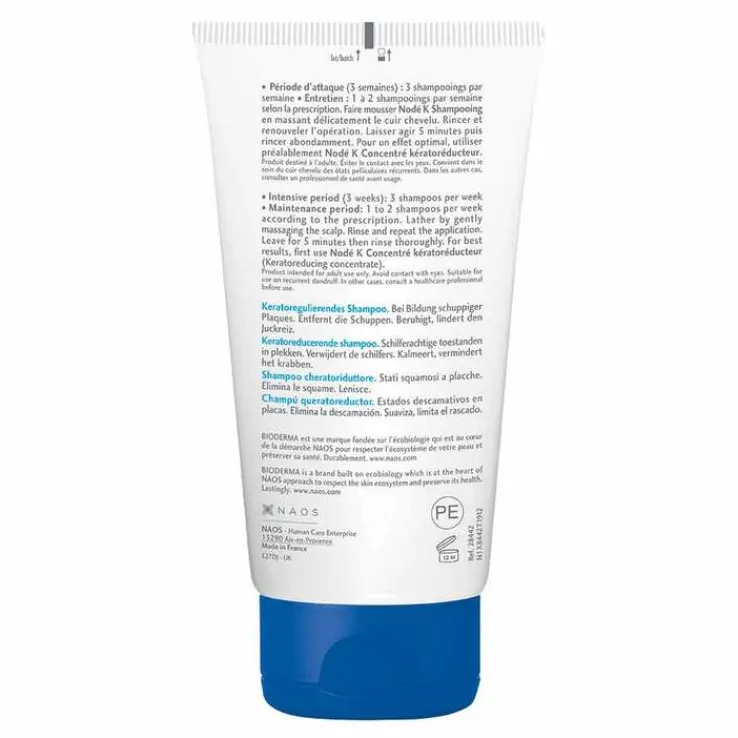 Bioderma Node K Shampoo für trockene Schuppen und Kopfschuppen, 150 ml