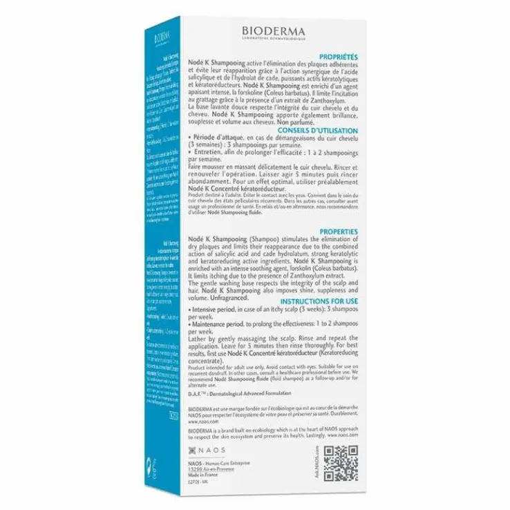 Bioderma Node K Shampoo für trockene Schuppen und Kopfschuppen, 150 ml