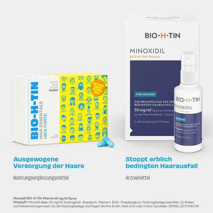 Bio-H-Tin Hair Essentials Men Forte Kapseln, 30 St