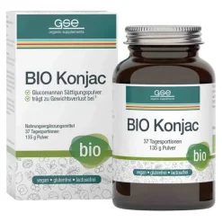 Bio Konjac Glucomannan Sättigungspulver, 135 g