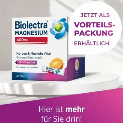 Biolectra Magnesium 400 mg Nerven & Muskeln Vital, 60 St