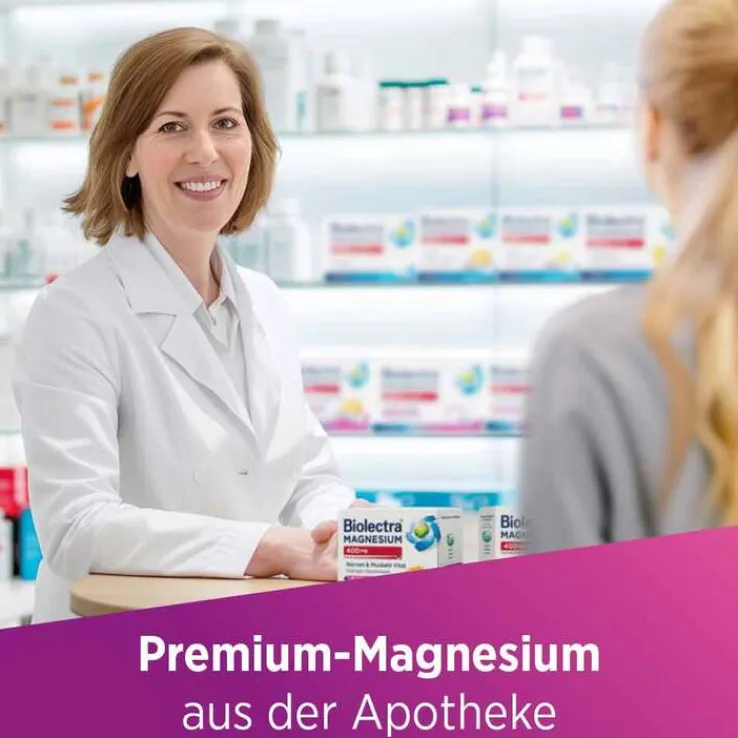 Biolectra Magnesium 400 mg Nerven & Muskeln Vital, 60 St