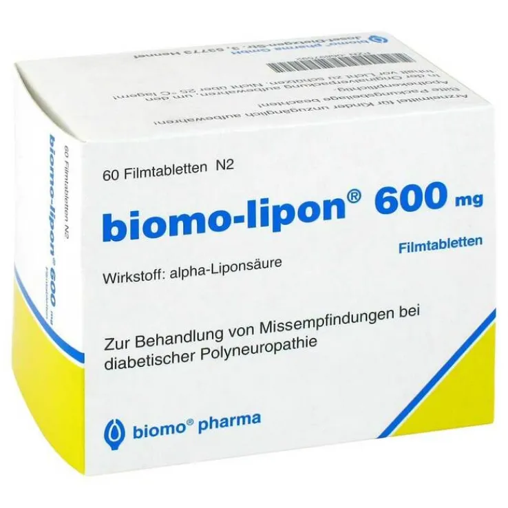 Biomo Lipon 600 Filmtabletten, 60 St