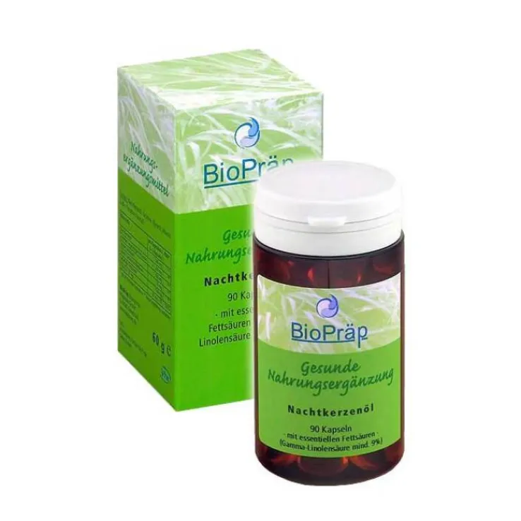 BioPräp Nachtkerzenöl 500 mg Kapseln, 90 St