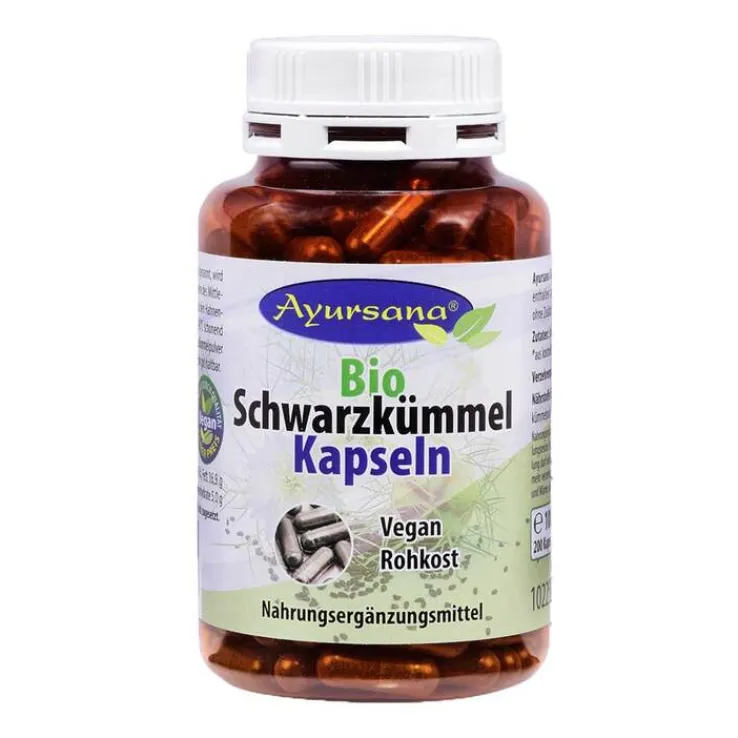 Bio Schwarzkümmel Kapseln vegan, 200 St