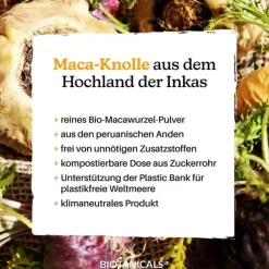 Biotanicals Maca Bio Maca Kapseln, 120 St