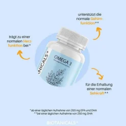 Biotanicals Omega-3 aus Algen vegan plant-based, 120 St