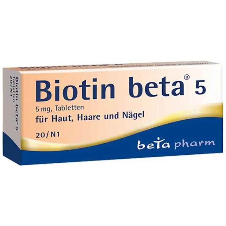 Biotin beta 5 Tabletten, 20 St