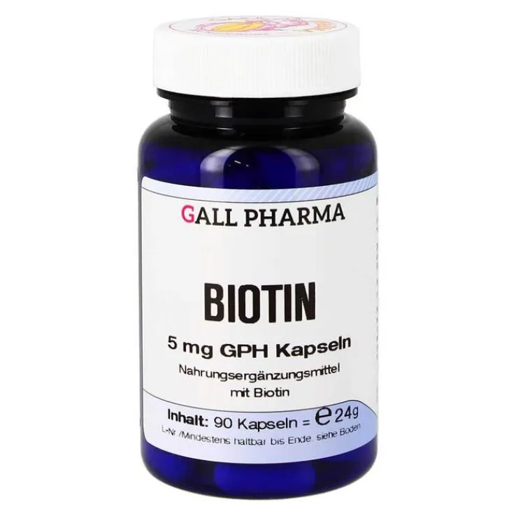 Biotin 5 mg GPH Kapseln, 90 St