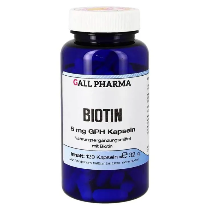 Biotin 5 mg GPH Kapseln, 120 St