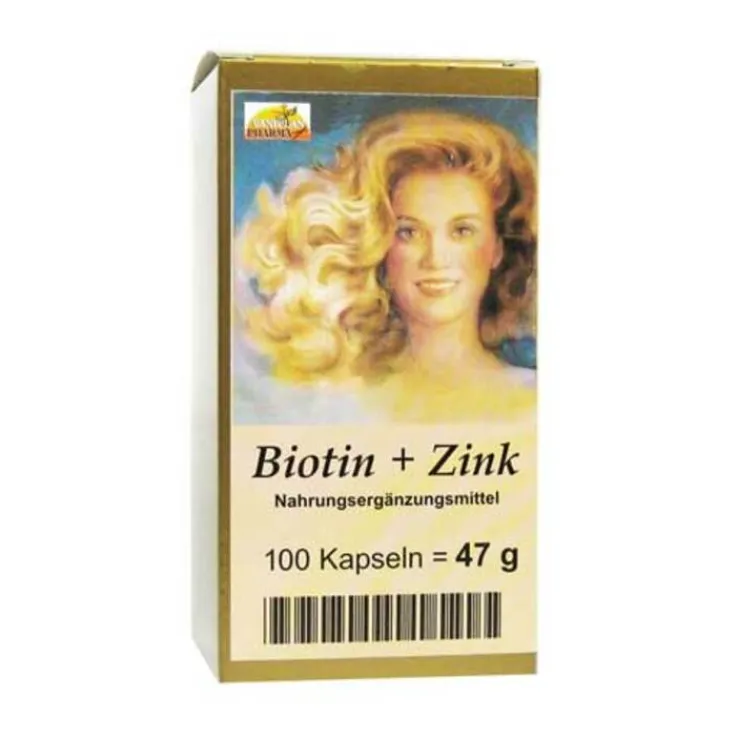 Biotin Plus Zink Haarkapseln, 100 St