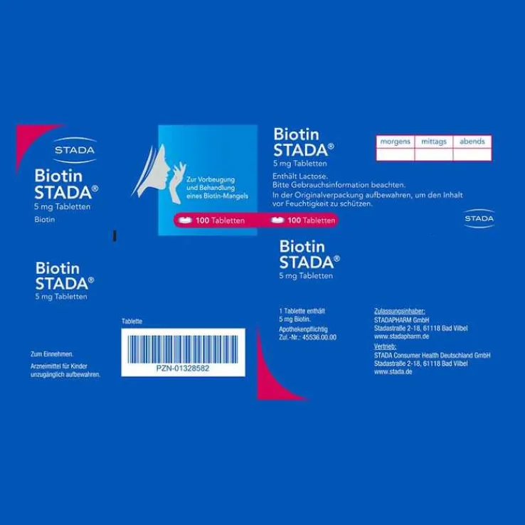 Biotin STADA 5 mg Tabletten, 100 St