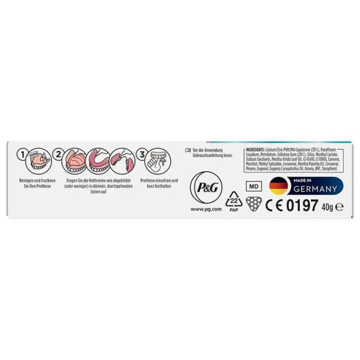 Blend A Dent Plus Barriere Haftcreme gegen Speisereste frischer Geschmack, 40 g