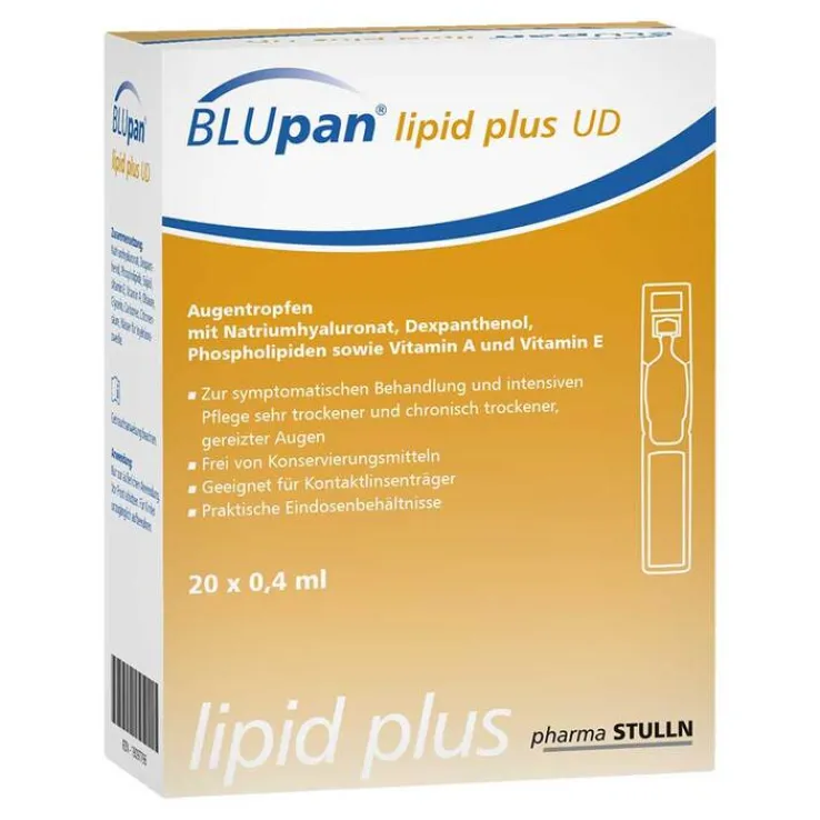 Blupan lipid plus UD Augentropfen, 20X0.4 ml