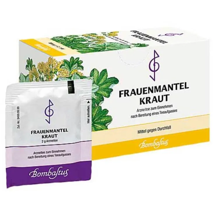 Bombastus Frauenmantelkraut Tee Filterbeutel, 20X2 g