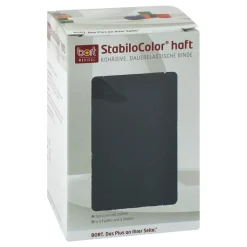 Bort Stabilocolor haft Binde 10cm schwarz, 1 St