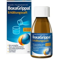 BoxaGrippal Erkältungssaft 200 mg/10 ml + 30 mg/10 ml, 100 ml