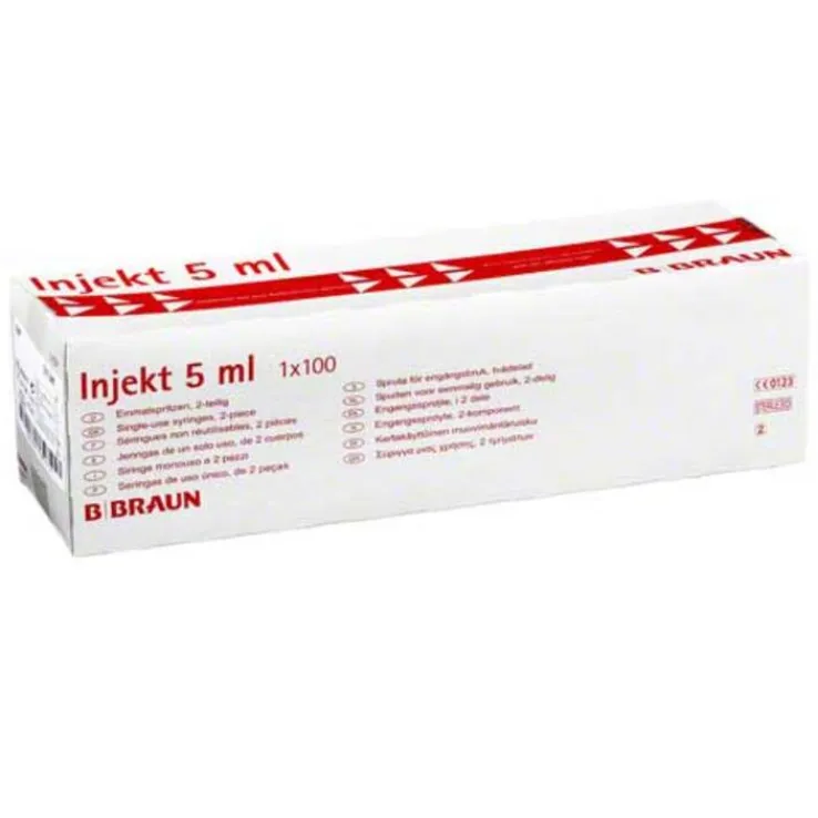 Braun Injekt Spritzen mit exz, 100X5 ml