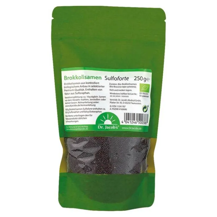 Brokkolisamen Sulfo forte Bio Dr. Jacobs, 250 g