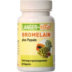 Bromelain 160 mg + Papain 160 mg Tg. Kapseln, 60 St