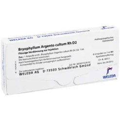Bryophyllum Argento Cultum Rh D 2 Ampullen, 8X1 ml