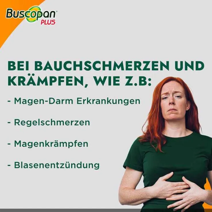 Buscopan plus 10 mg / 500 mg Filmtabletten, 20 St