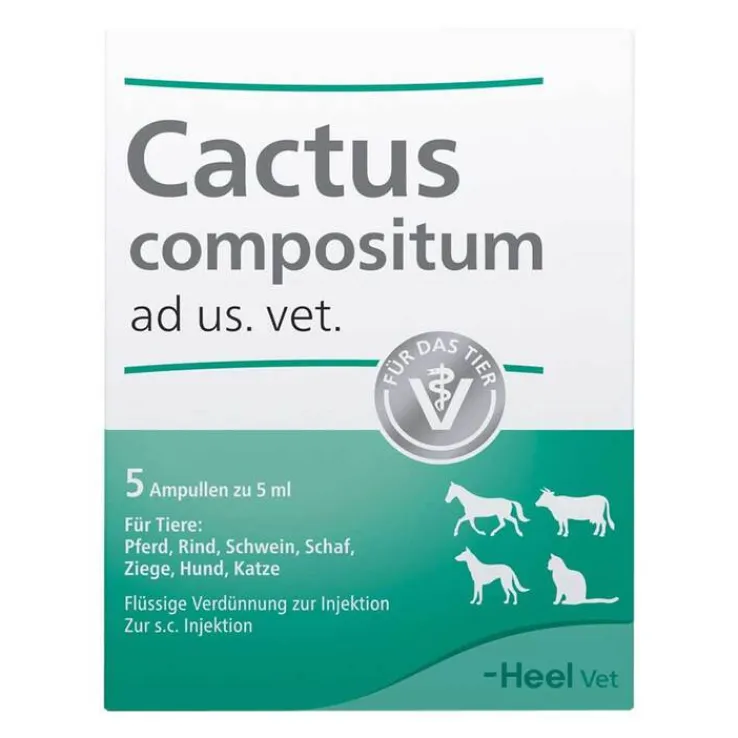 Cactus Compositum Ampullen vet. (für Tiere), 5 St