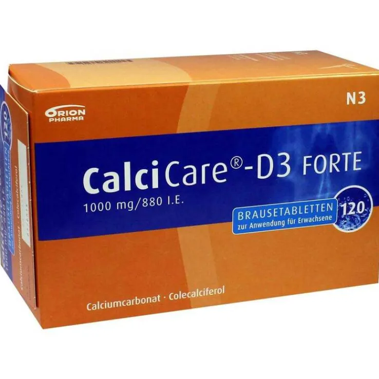 Calcicare D3 forte Brausetabletten, 120 St