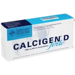 Calcigen D forte 1000 mg / 880 I.E. Brausetabletten, 40 St