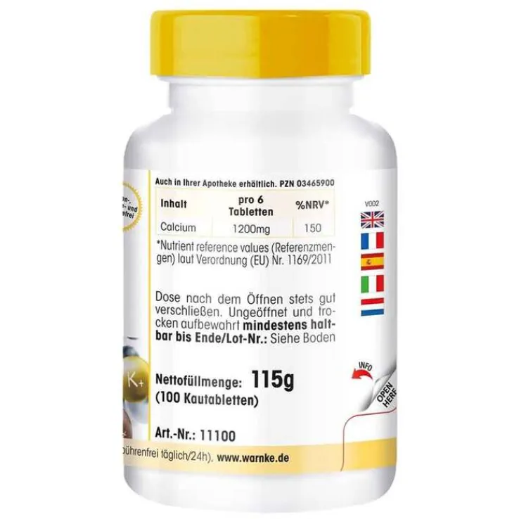 Calciumcarbonat 500 Kautabletten, 100 St