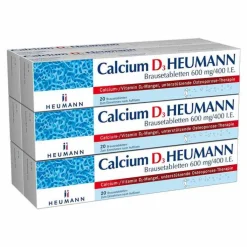 Calcium D3 HEUMANN Brausetabletten 600 mg/400 I. E., 120 St