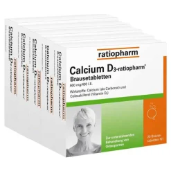 Calcium D3 ratiopharm Brausetabletten, 100 St
