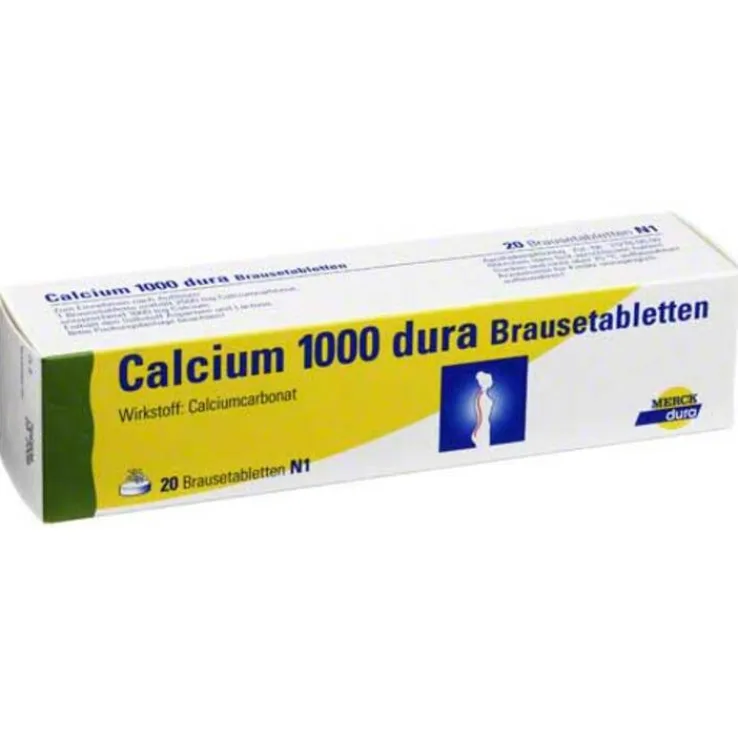 Calcium 1000 dura Brausetabletten, 20 St
