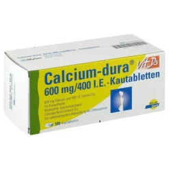 Calcium Dura Vit D3 600 mg / 400 I.E. Kautabletten, 100 St