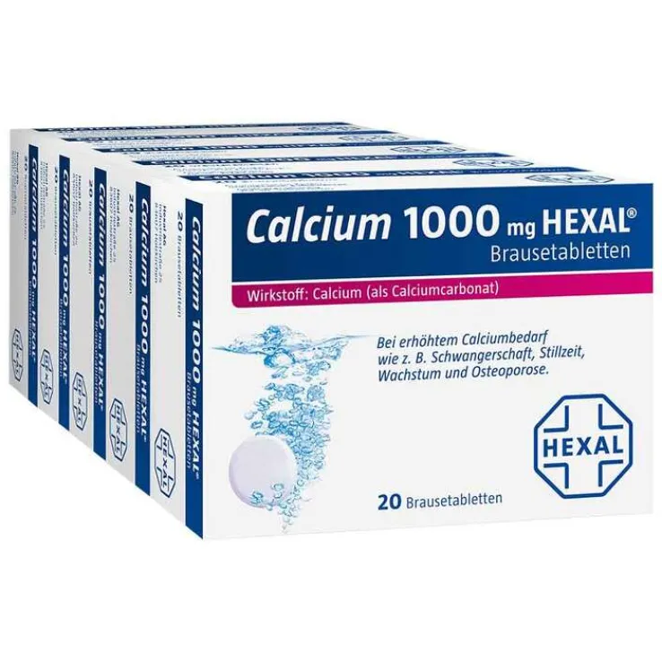 Calcium 1000 Hexal Brausetabletten, 100 St