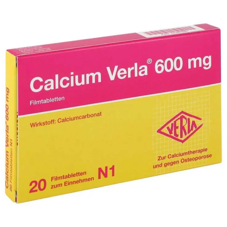 Calcium Verla 600 mg Filmtabletten, 20 St