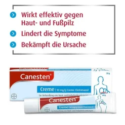 Canesten Creme gegen Pilzerkrankungen an Haut & Füßen , 20 g