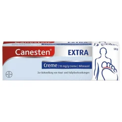 Canesten EXTRA Creme gegen Haut- und Fußpilzerkrankungen, 50 g