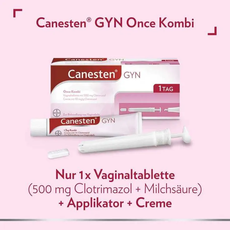 Canesten GYN Once Kombi zur Behandlung von Scheidenpilz, 1 P