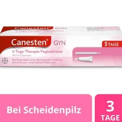 Canesten GYN 3-Tage-Therapie Vaginalcreme bei Scheidenpilz, 20 g