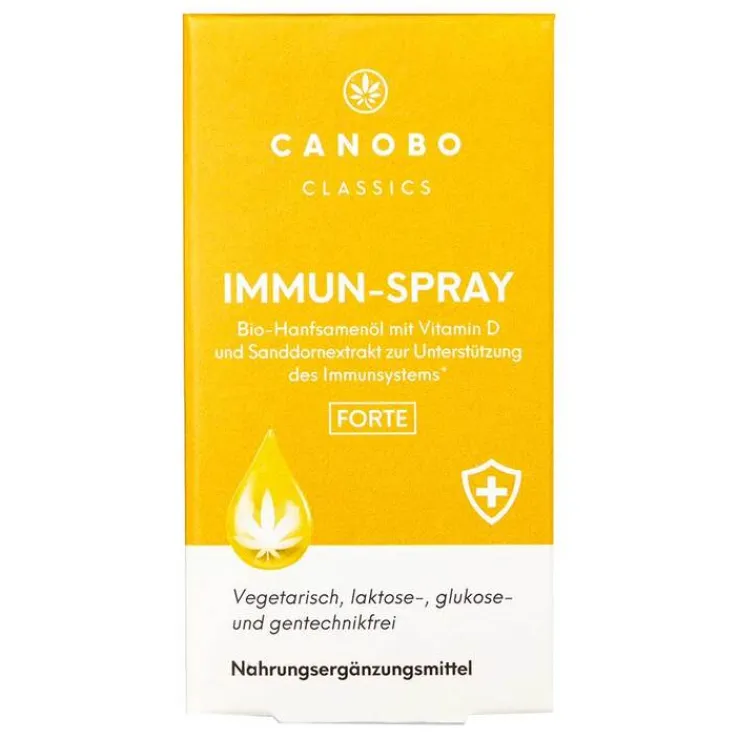 Canobo Bio-Hanfsamenöl Immun-Spray Vitamin D, 10 ml