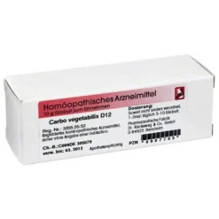 Carbo vegetabilis D12 Globuli, 10 g