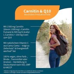 Carnitin & Q10 Kapseln, 90 St