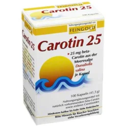 Carotin 25 Feingold Kapseln, 100 St