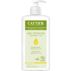 Cattier Duschgel Matcha Tee Yuzu, 1000 ml