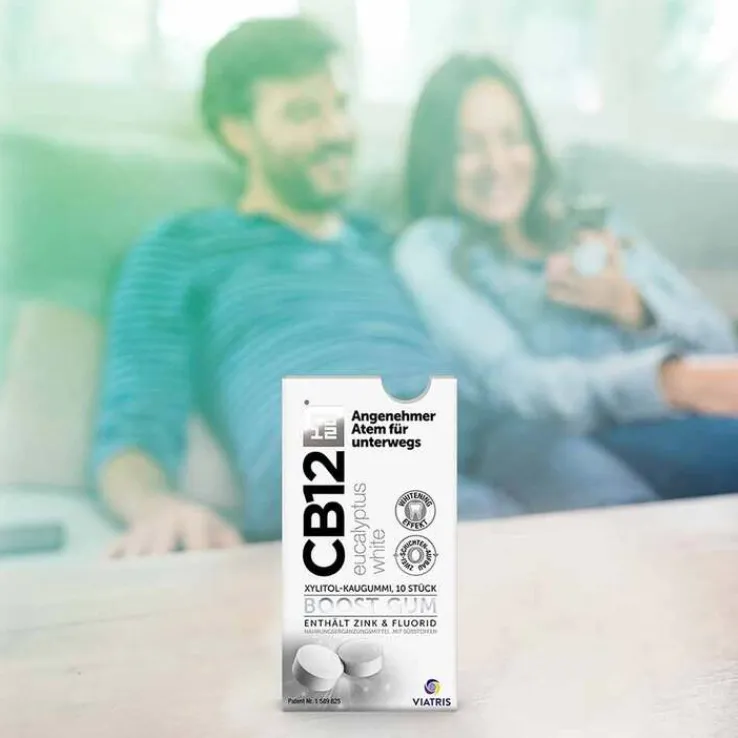 CB12 boost Eucalyptus white Kaugummi, 10 St