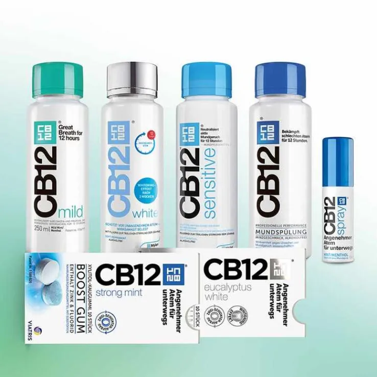 CB12 boost Eucalyptus white Kaugummi, 10 St