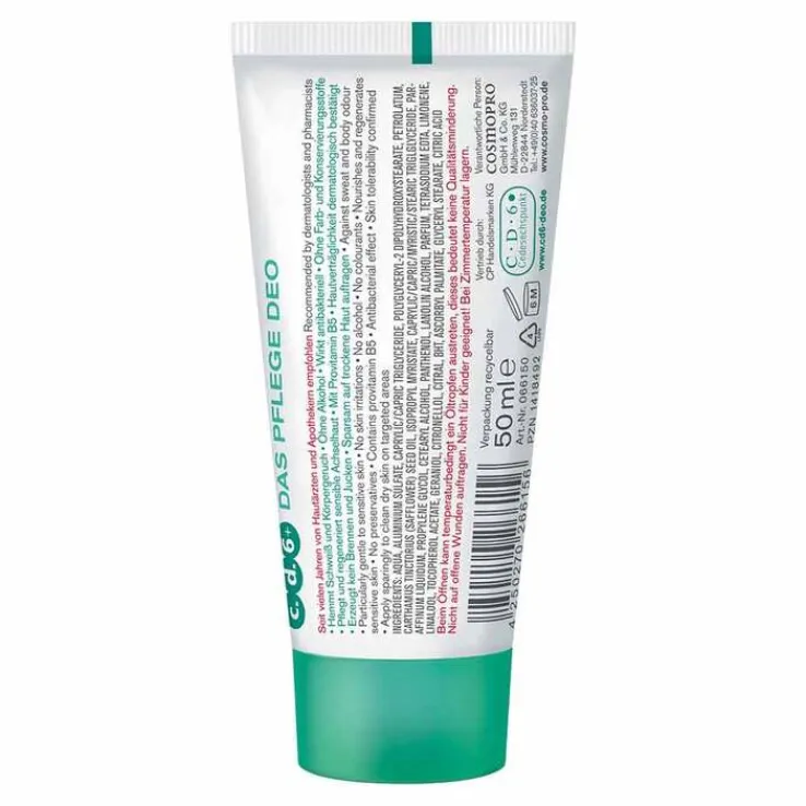 c.d.6+ Pflegedeo Creme, 50 ml