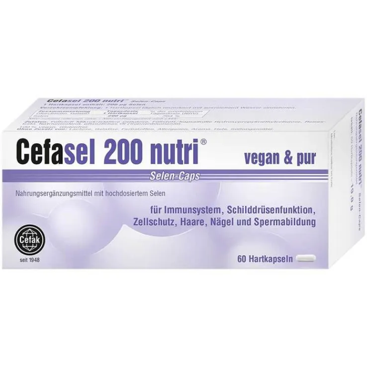 Cefasel 200 nutri Selen-Caps, 60 St